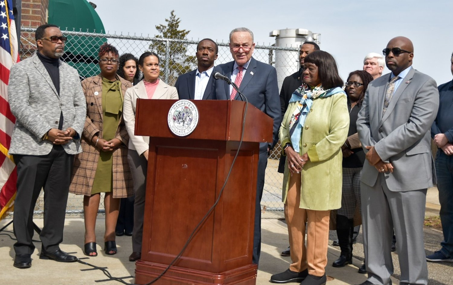 Village of Hempstead community press event